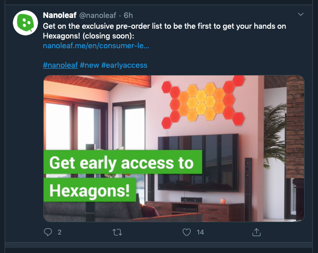nanoleaf early access