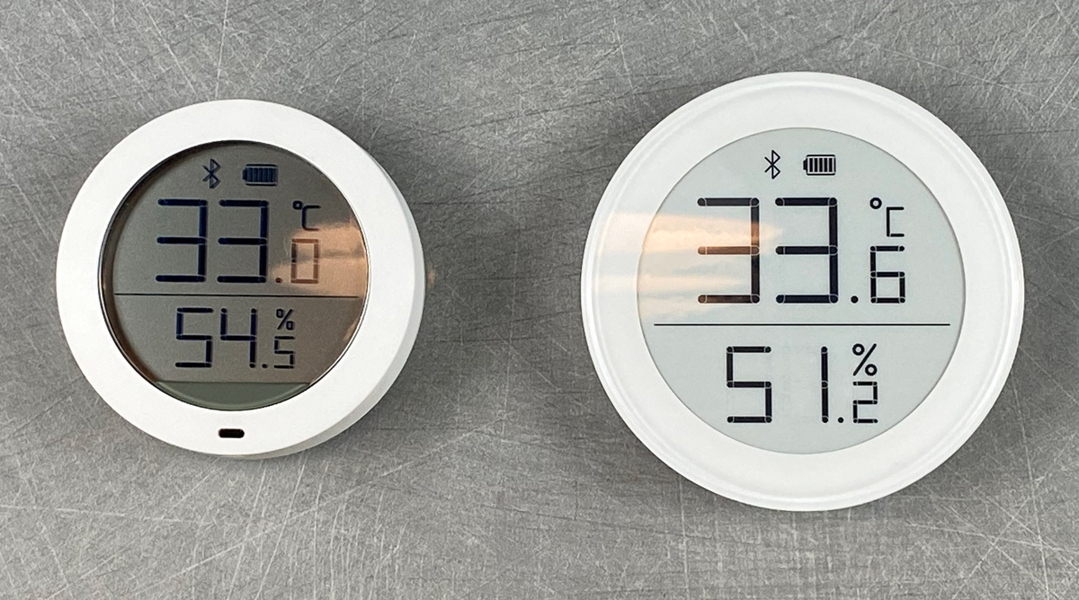 Qingping Thermomètre-hygromètre Bluetooth H-Version CGG1H Temp et RH Monitor Support Homekit Siri 