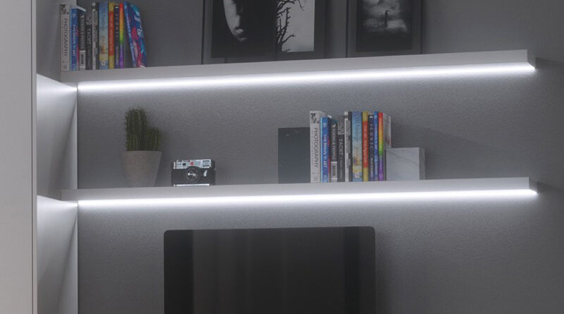 How to Install Led Strip Lights on Shelves 