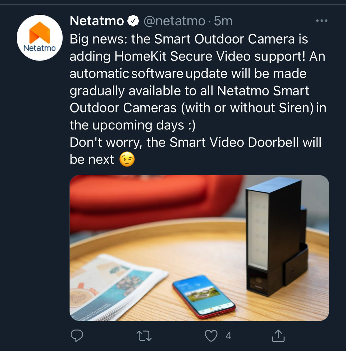 Netatmo Presence Smart Outdoor Camera
