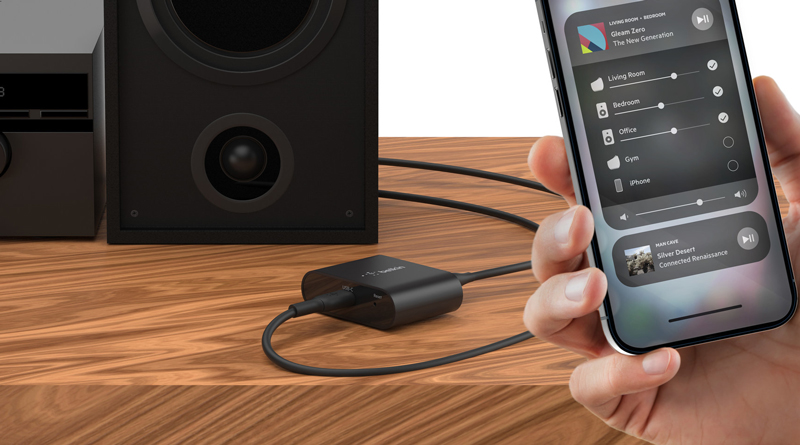 Belkin AirPlay 2 Audio Adapter with Optical + 3.5mm 