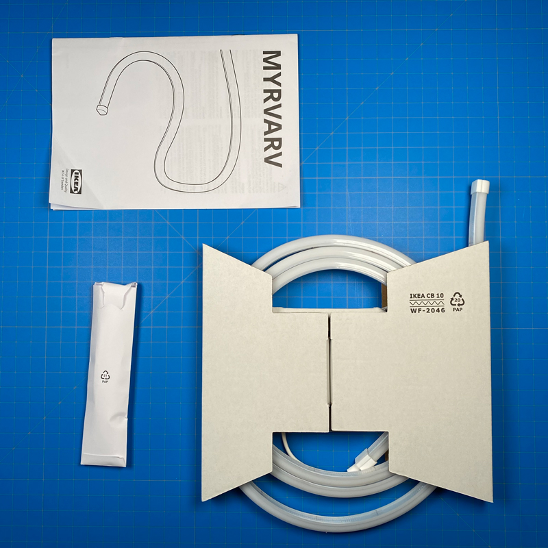 MYRVARV LED light strip, flexible, dimmable, 6'7 - IKEA