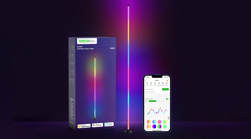 VOCOlinc está ampliando su propia cartera de productos y desea ofrecer, además de una luz multicolor, la correspondiente lámpara de pie